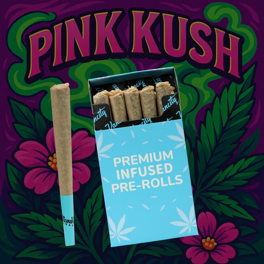 Pink Kush - Premium INFUSED Flower Pre-rolls 7g (10 x 0.7g)
