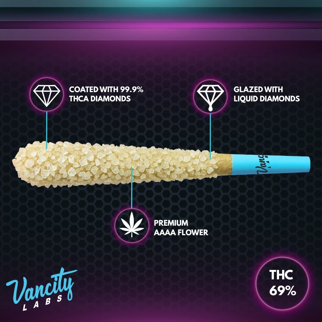 2G ATOMIC DIAMOND ROLL – Premium Infused Pre-Roll