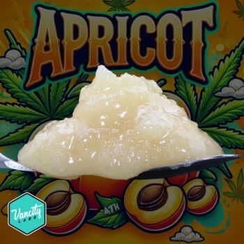 Close-up of Apricot FSE by VanCity Labs, premium full-spectrum extract with high THC Canada, best extracts online Canada, cheap dabs