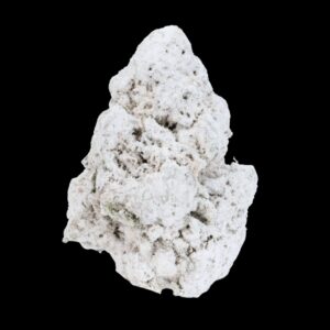 Close-up of MAC 1 THCa Snowball – trichome-rich hybrid nug coated in THCa isolate.