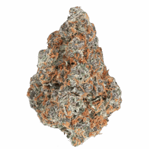 Rainbow Belts AAA close-up with trichome frost and tropical candy aroma